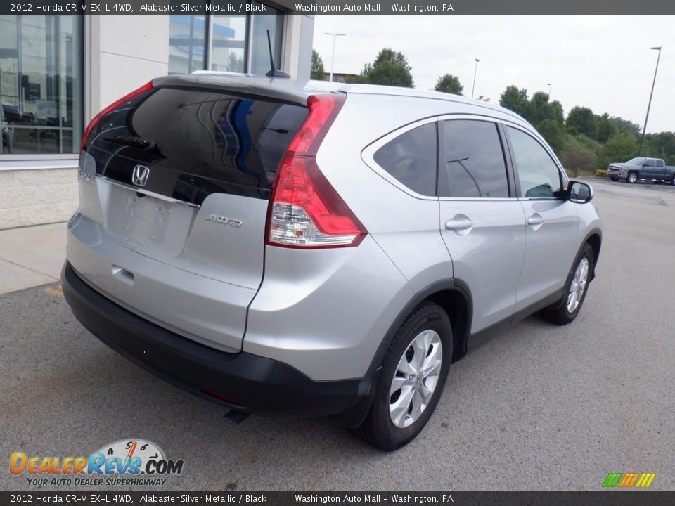 2012 Honda CR-V EX-L 4WD Alabaster Silver Metallic / Black Photo #11