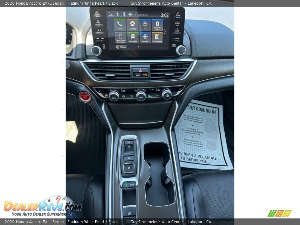 Controls of 2020 Honda Accord EX-L Sedan Photo #9