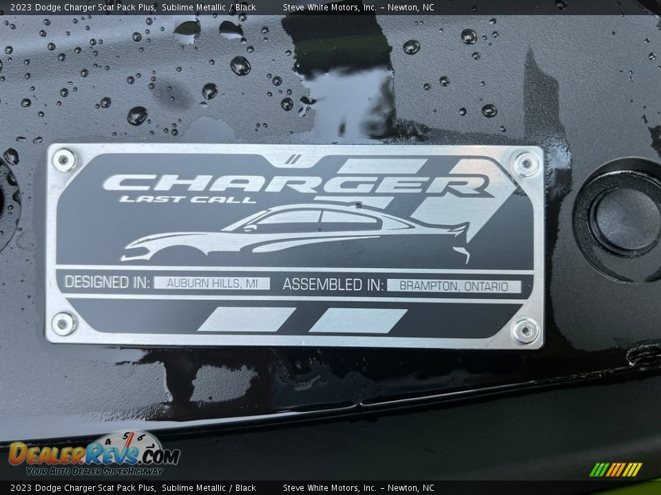 2023 Dodge Charger Scat Pack Plus Sublime Metallic / Black Photo #10