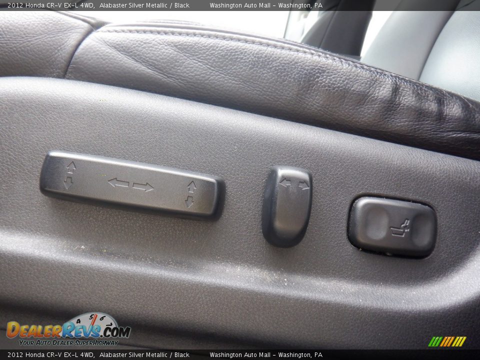 2012 Honda CR-V EX-L 4WD Alabaster Silver Metallic / Black Photo #16