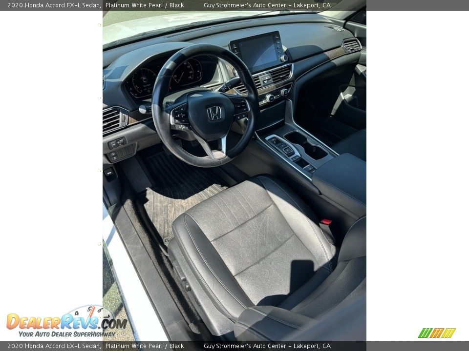 2020 Honda Accord EX-L Sedan Platinum White Pearl / Black Photo #11
