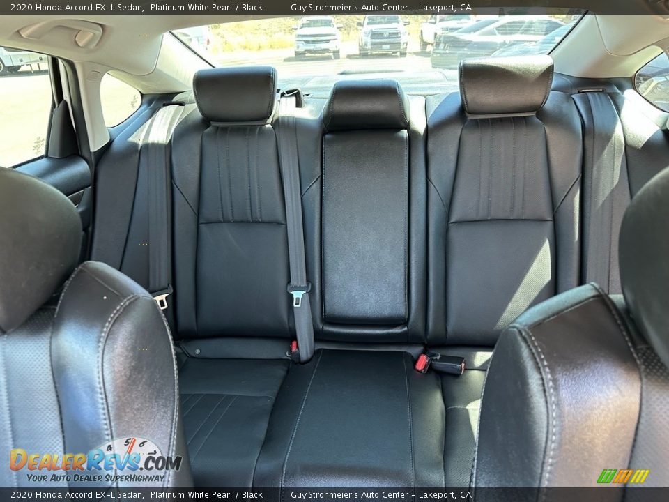2020 Honda Accord EX-L Sedan Platinum White Pearl / Black Photo #14