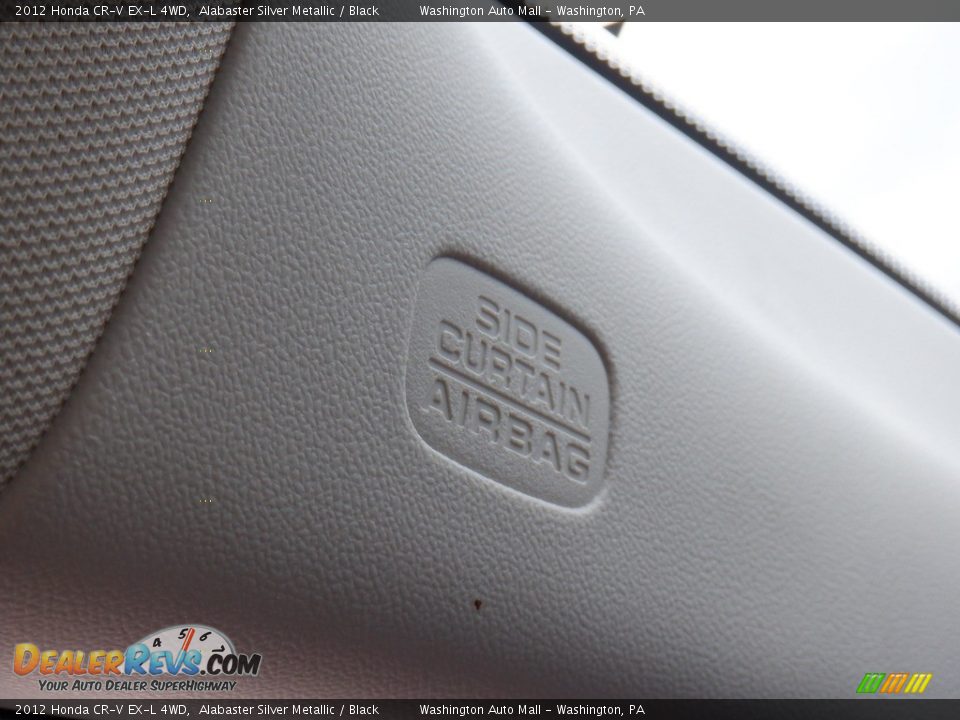 2012 Honda CR-V EX-L 4WD Alabaster Silver Metallic / Black Photo #23