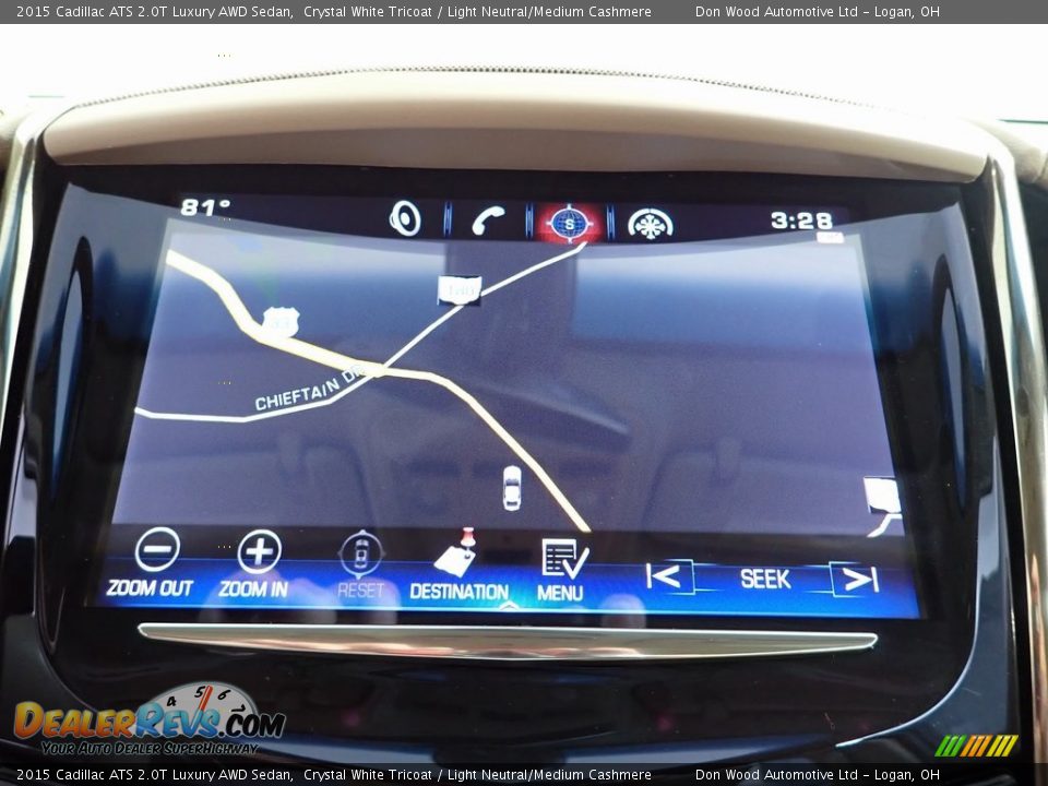Navigation of 2015 Cadillac ATS 2.0T Luxury AWD Sedan Photo #4