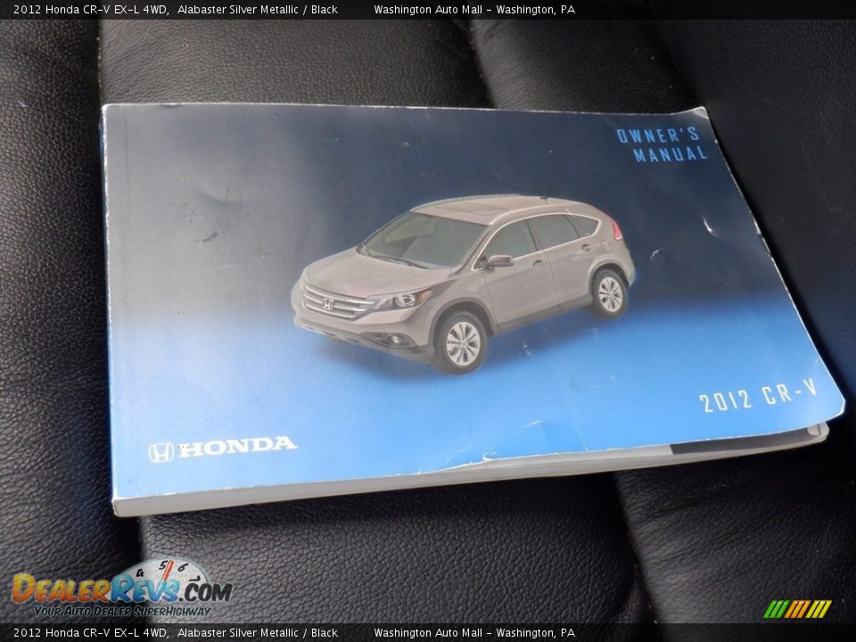 2012 Honda CR-V EX-L 4WD Alabaster Silver Metallic / Black Photo #31