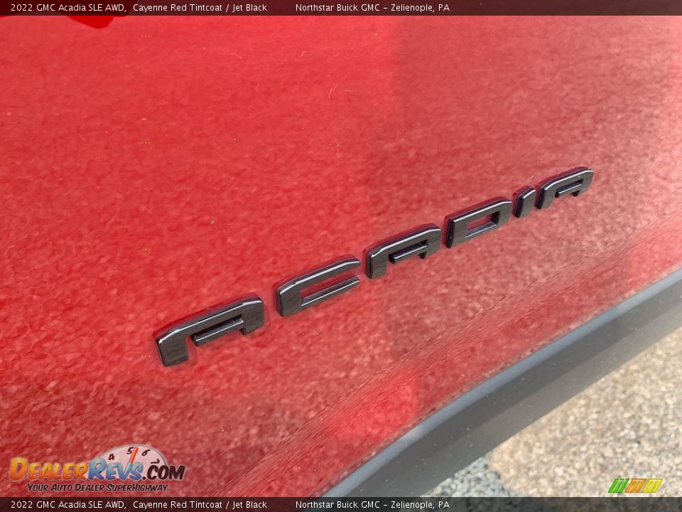 2022 GMC Acadia SLE AWD Cayenne Red Tintcoat / Jet Black Photo #29