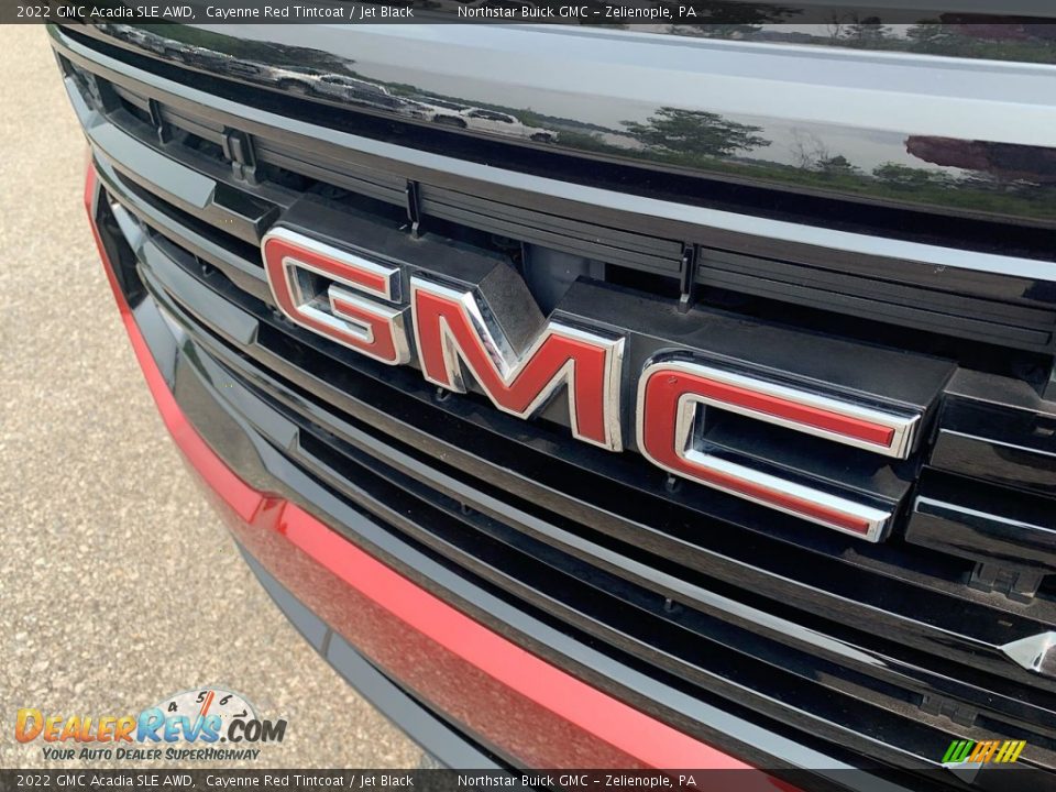 2022 GMC Acadia SLE AWD Cayenne Red Tintcoat / Jet Black Photo #30