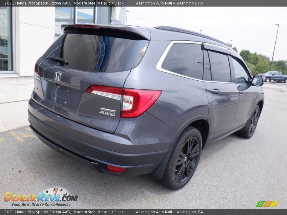 2021 Honda Pilot Special Edition AWD Modern Steel Metallic / Black Photo #11