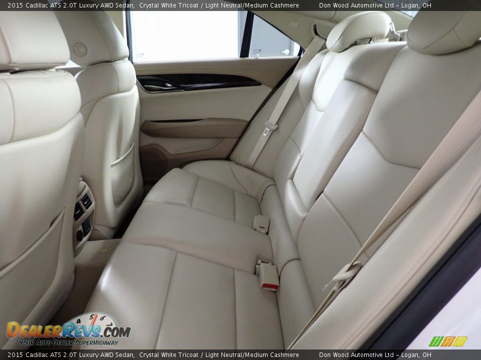Rear Seat of 2015 Cadillac ATS 2.0T Luxury AWD Sedan Photo #23