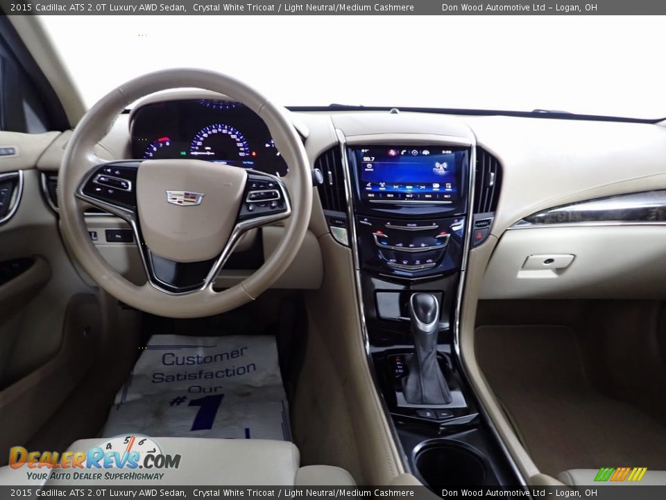 Dashboard of 2015 Cadillac ATS 2.0T Luxury AWD Sedan Photo #24