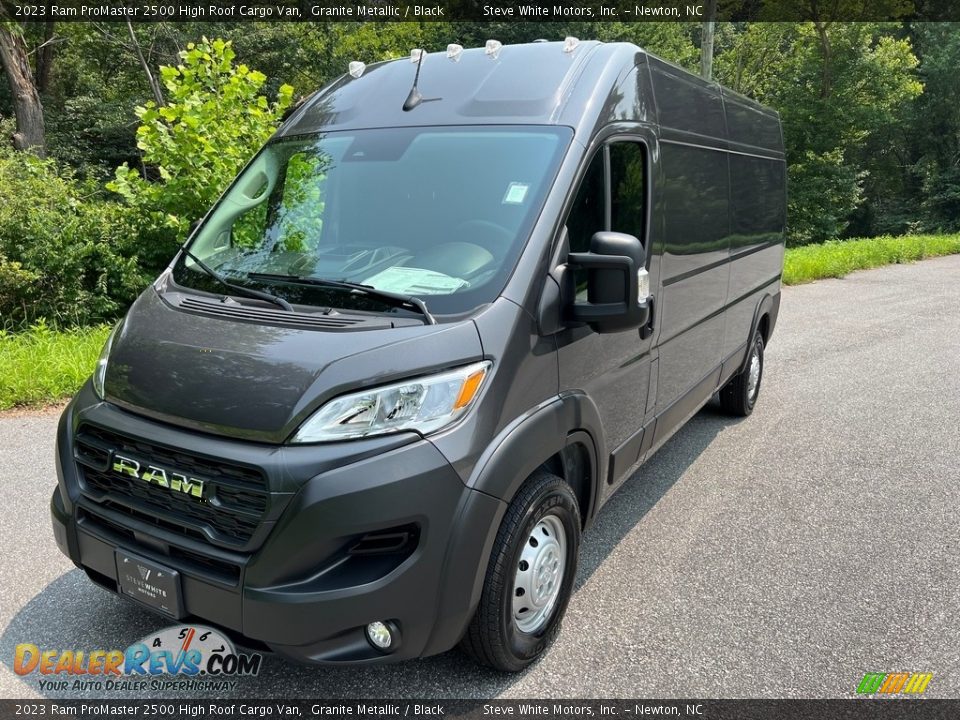 2023 Ram ProMaster 2500 High Roof Cargo Van Granite Metallic / Black Photo #2