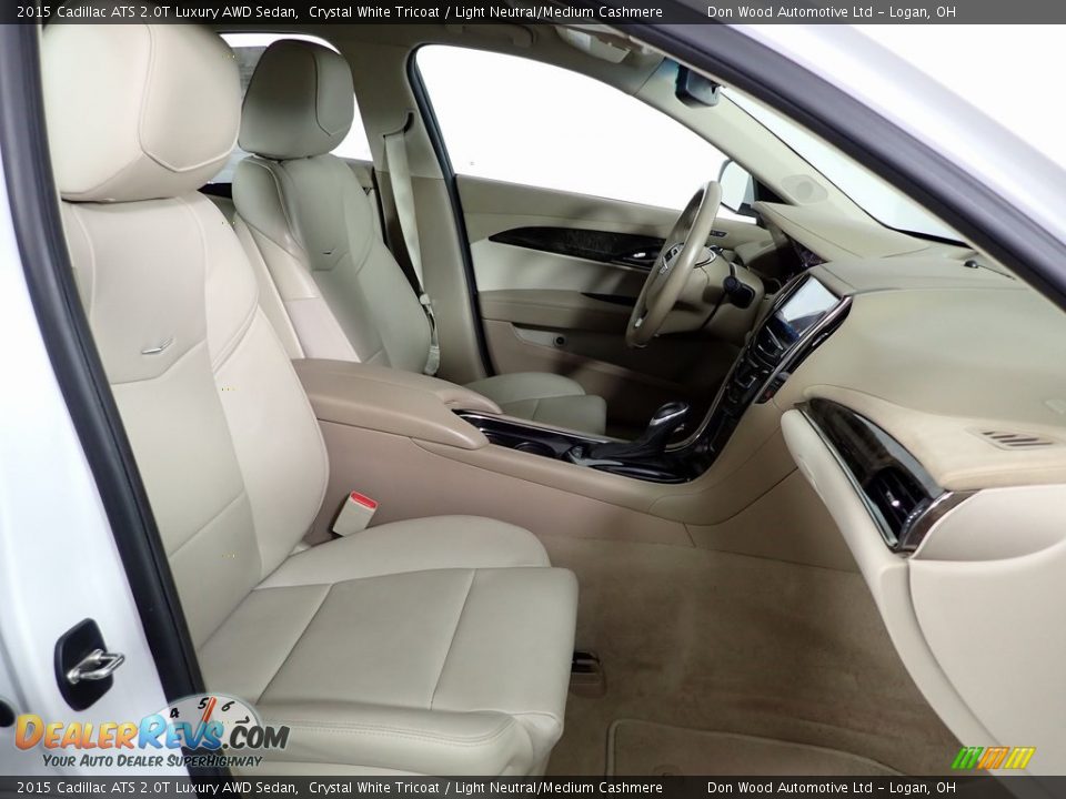 Front Seat of 2015 Cadillac ATS 2.0T Luxury AWD Sedan Photo #26