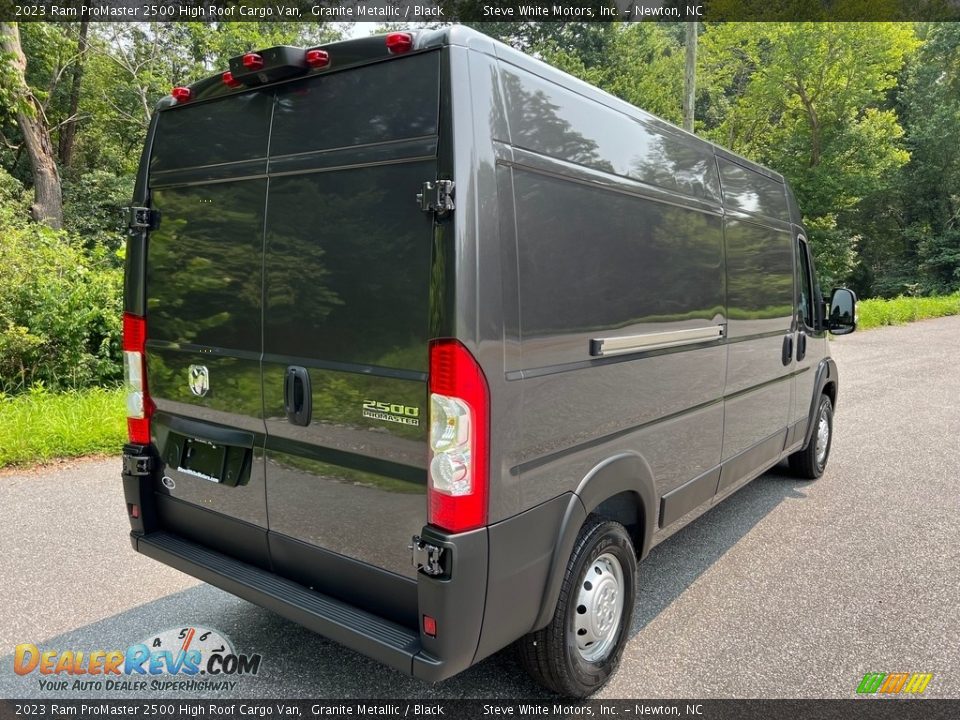 2023 Ram ProMaster 2500 High Roof Cargo Van Granite Metallic / Black Photo #6