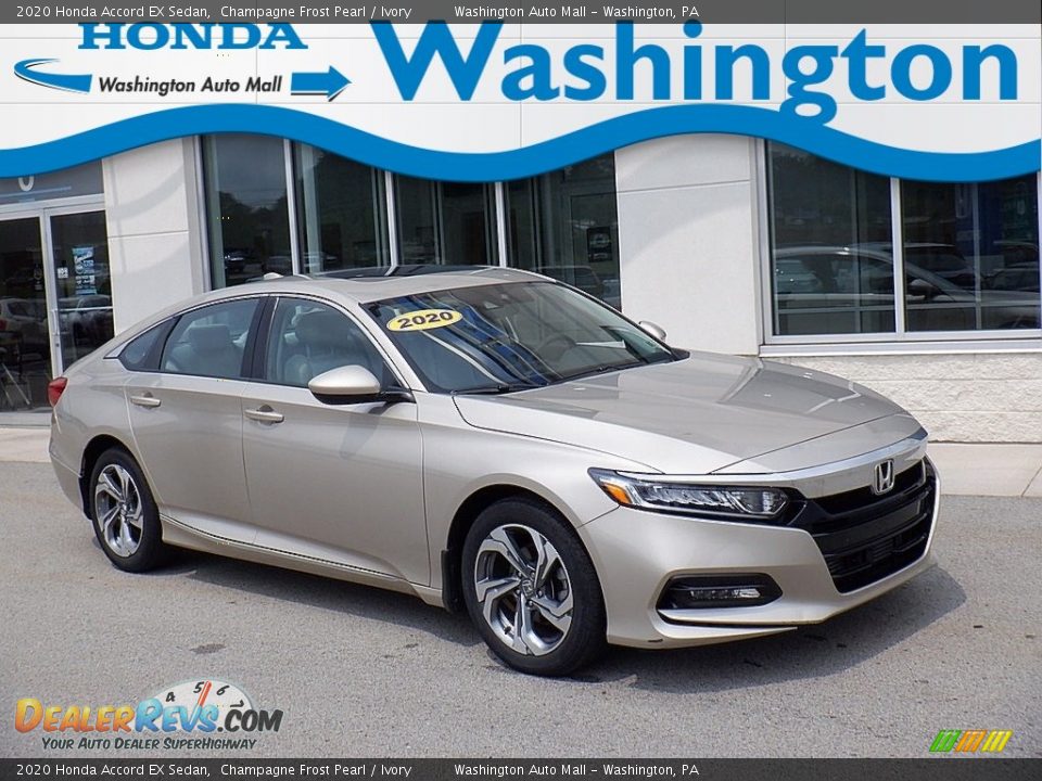 2020 Honda Accord EX Sedan Champagne Frost Pearl / Ivory Photo #1