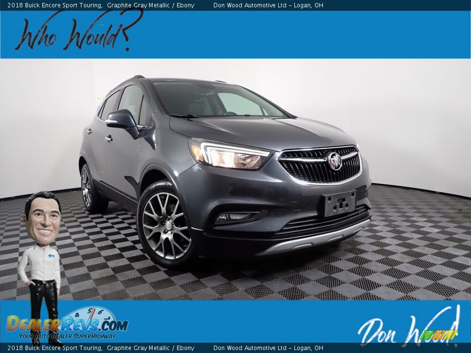 2018 Buick Encore Sport Touring Graphite Gray Metallic / Ebony Photo #1