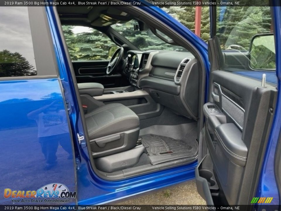 Front Seat of 2019 Ram 3500 Big Horn Mega Cab 4x4 Photo #9