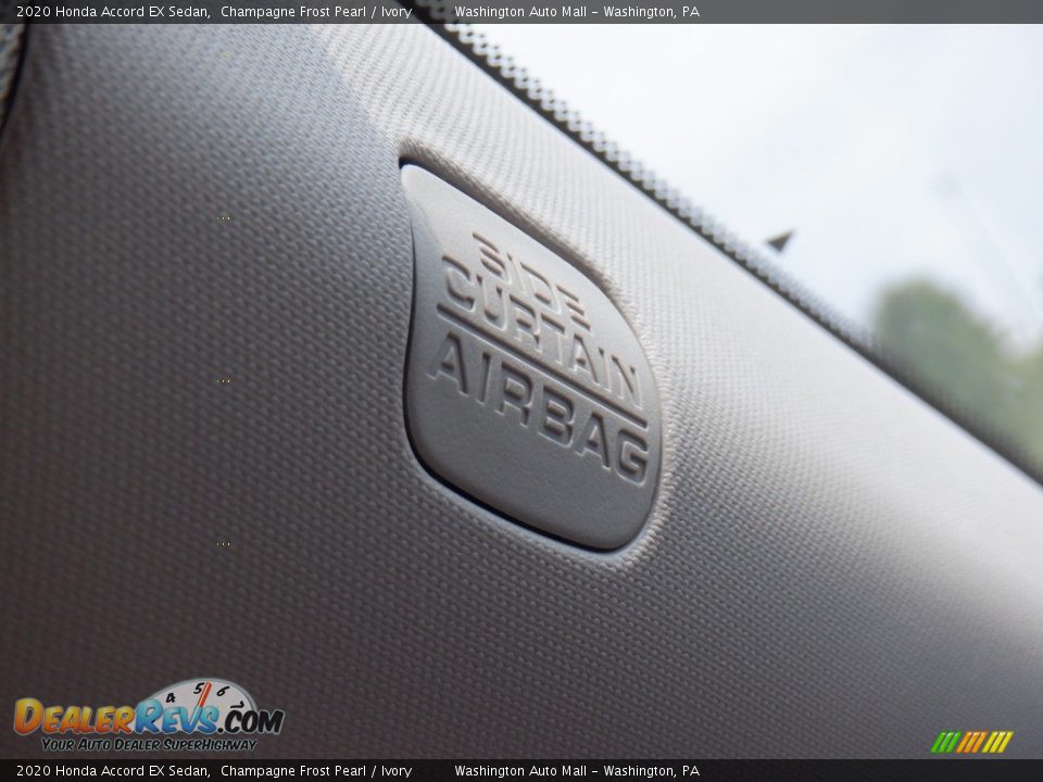 2020 Honda Accord EX Sedan Champagne Frost Pearl / Ivory Photo #22