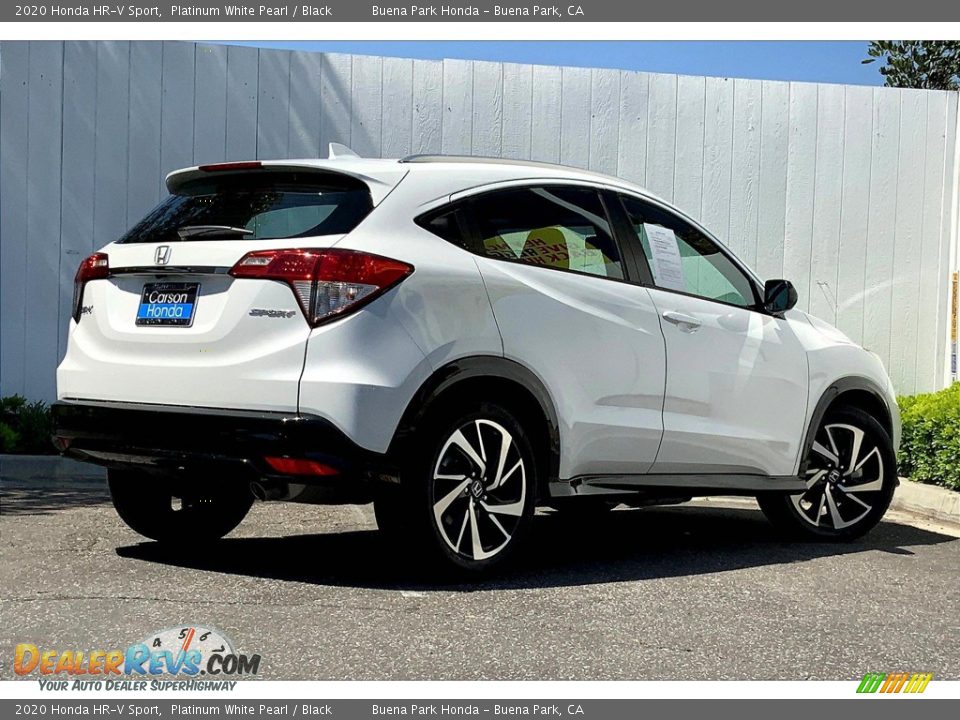 2020 Honda HR-V Sport Platinum White Pearl / Black Photo #13