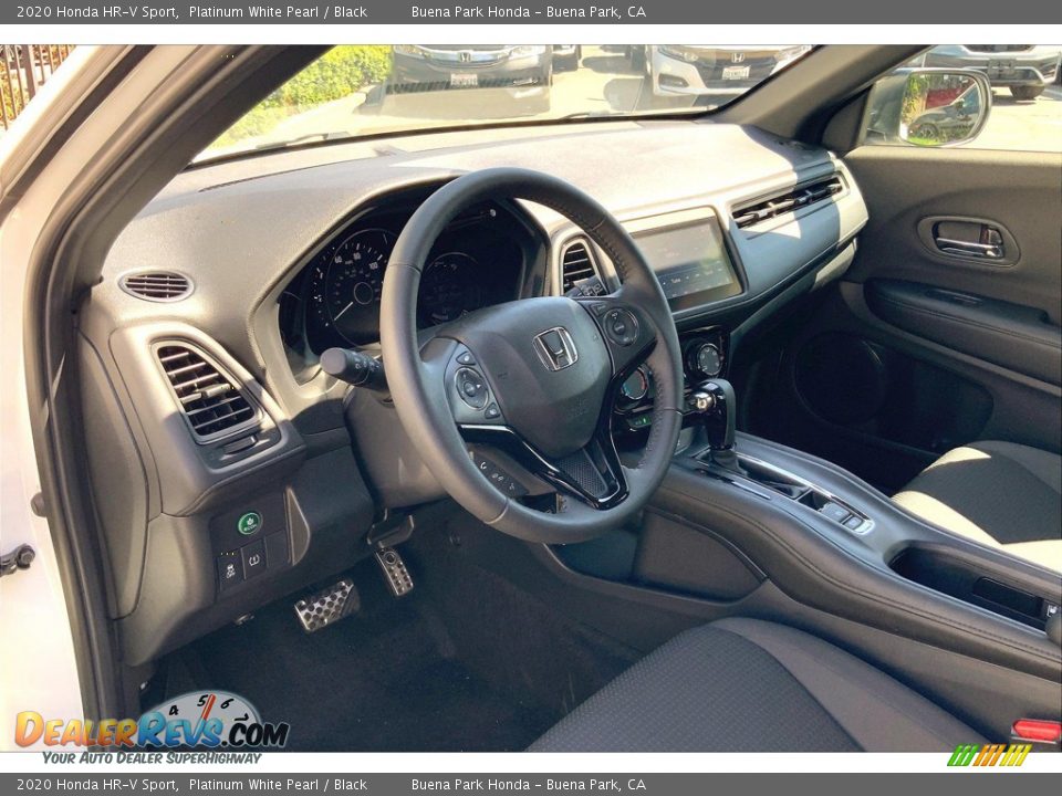 2020 Honda HR-V Sport Platinum White Pearl / Black Photo #14