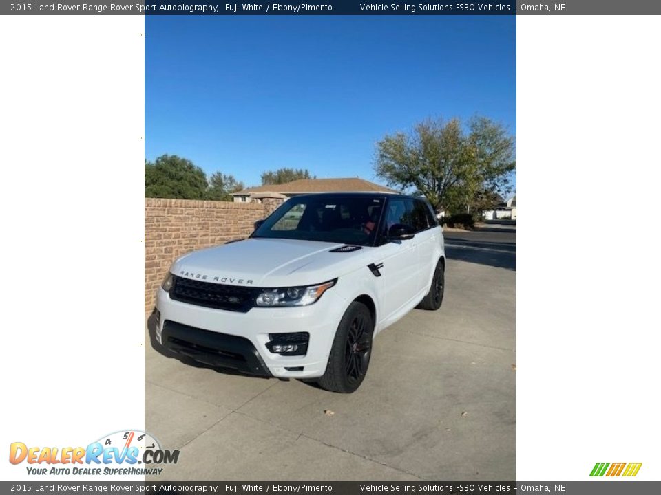 2015 Land Rover Range Rover Sport Autobiography Fuji White / Ebony/Pimento Photo #1