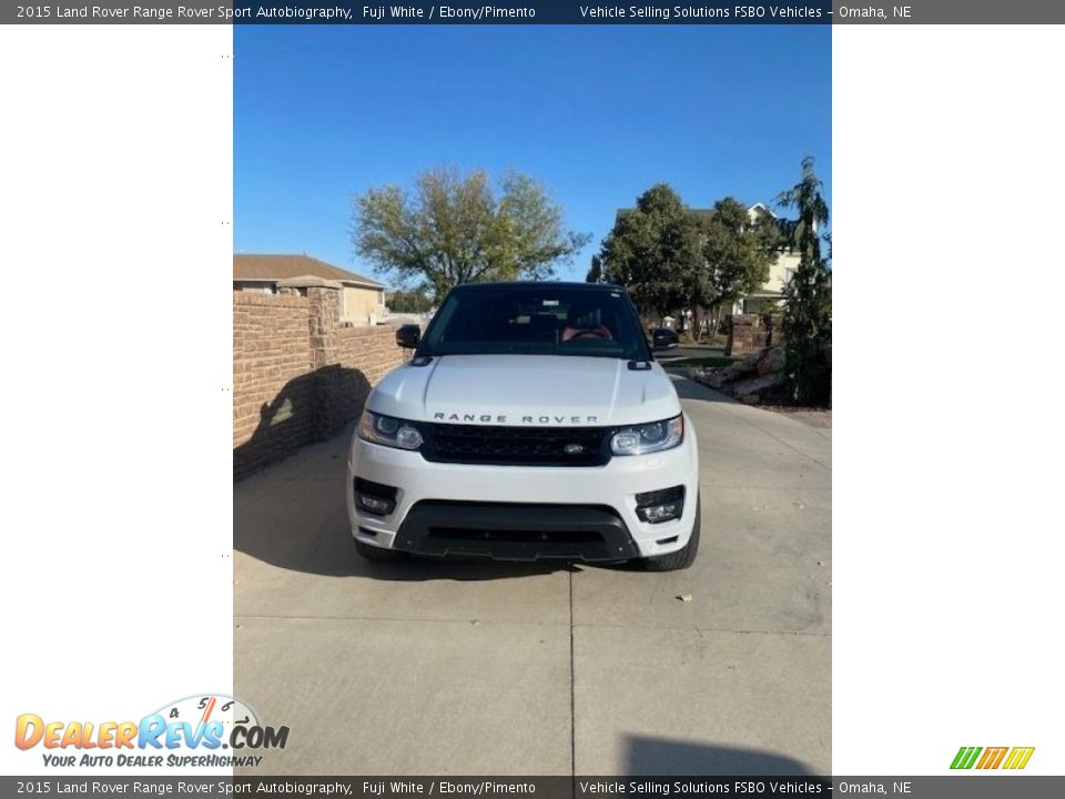 2015 Land Rover Range Rover Sport Autobiography Fuji White / Ebony/Pimento Photo #7