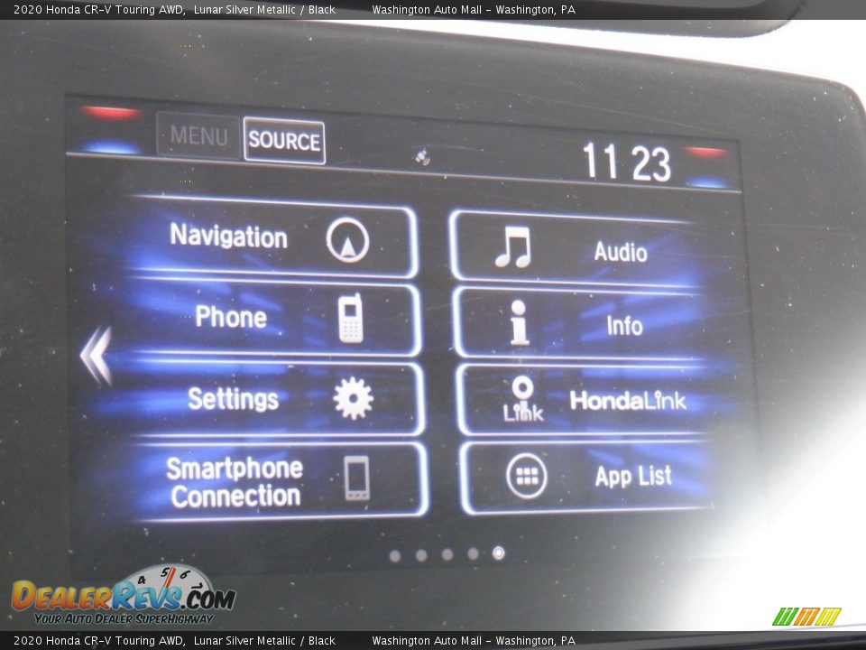 2020 Honda CR-V Touring AWD Lunar Silver Metallic / Black Photo #20