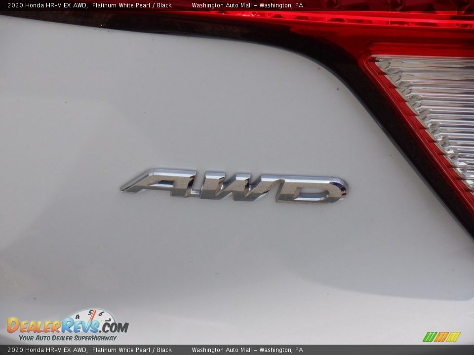 2020 Honda HR-V EX AWD Platinum White Pearl / Black Photo #8