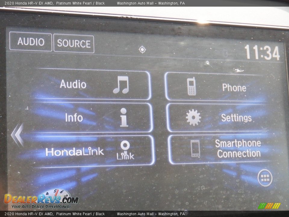 2020 Honda HR-V EX AWD Platinum White Pearl / Black Photo #15