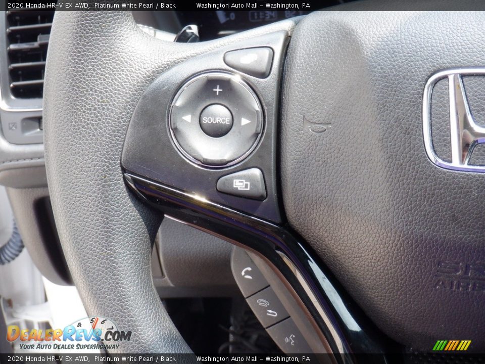 2020 Honda HR-V EX AWD Platinum White Pearl / Black Photo #21