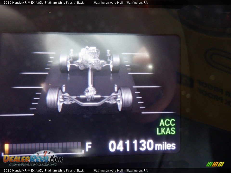 2020 Honda HR-V EX AWD Platinum White Pearl / Black Photo #28
