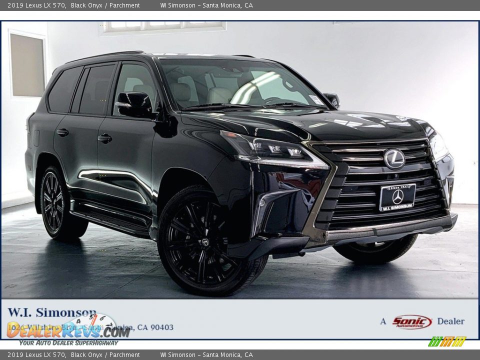 2019 Lexus LX 570 Black Onyx / Parchment Photo #1