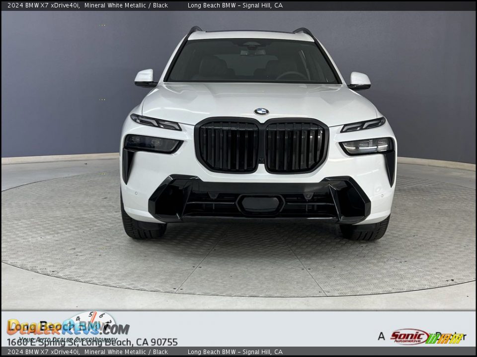 2024 BMW X7 xDrive40i Mineral White Metallic / Black Photo #1