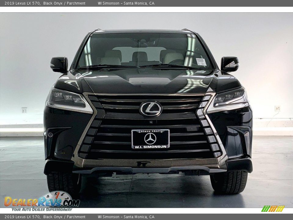 2019 Lexus LX 570 Black Onyx / Parchment Photo #2