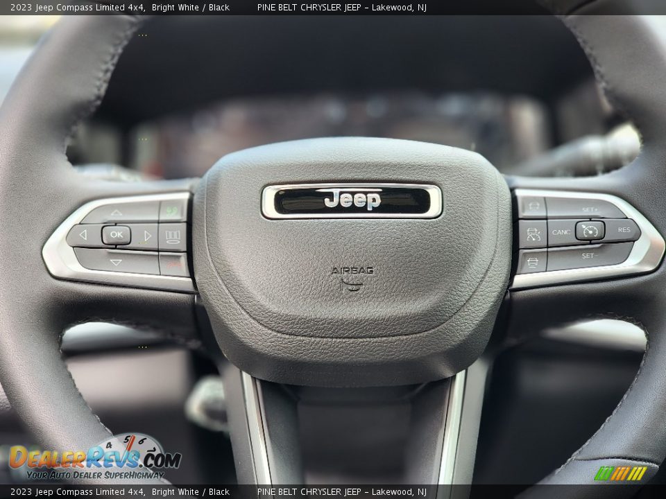 2023 Jeep Compass Limited 4x4 Bright White / Black Photo #10