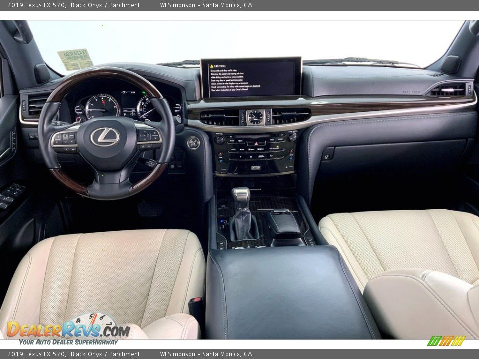 Parchment Interior - 2019 Lexus LX 570 Photo #15