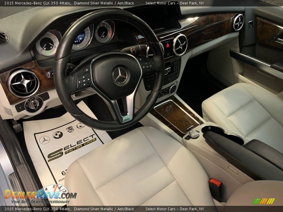 Ash/Black Interior - 2015 Mercedes-Benz GLK 350 4Matic Photo #10