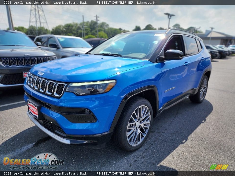2023 Jeep Compass Limited 4x4 Laser Blue Pearl / Black Photo #1