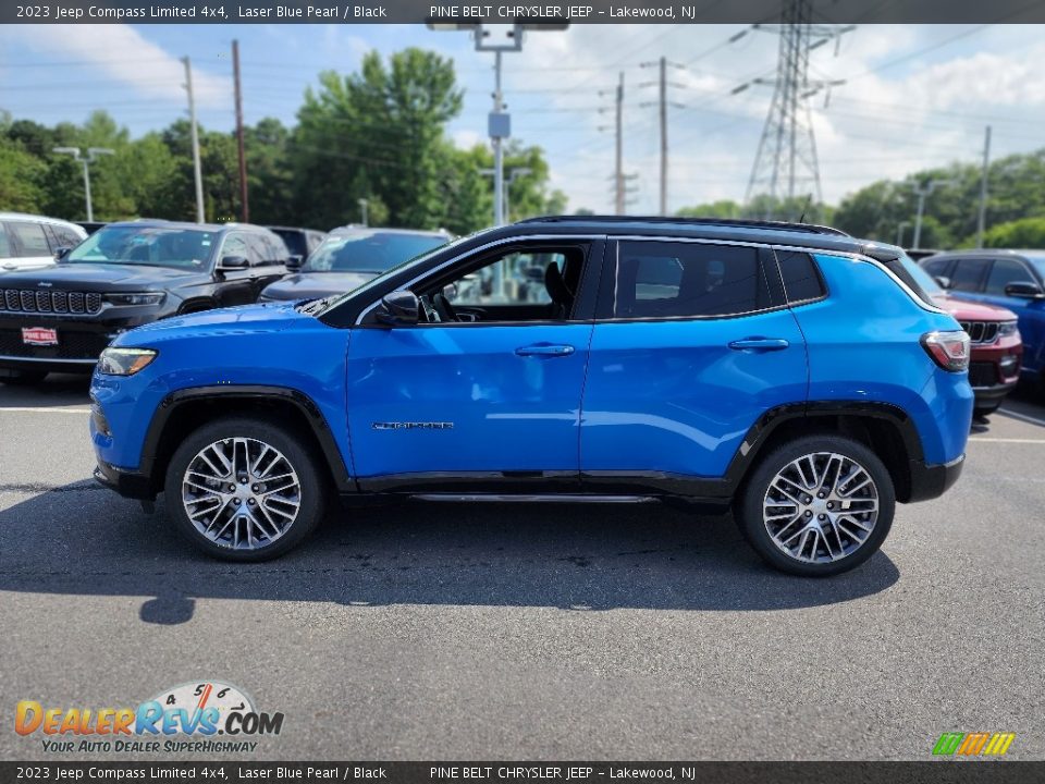 2023 Jeep Compass Limited 4x4 Laser Blue Pearl / Black Photo #3
