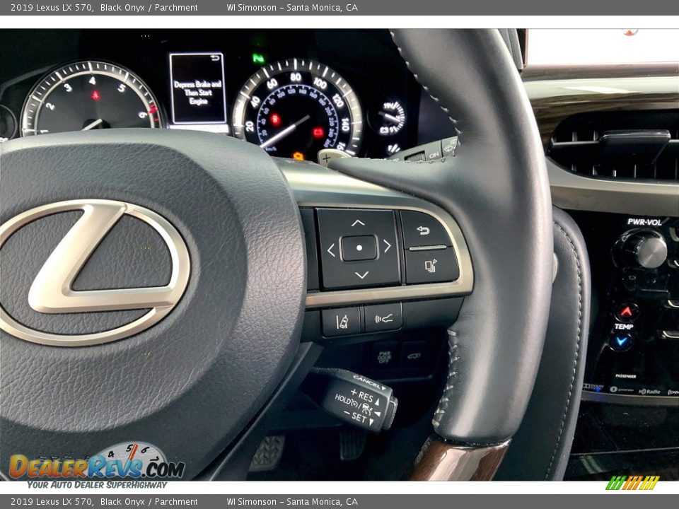 2019 Lexus LX 570 Steering Wheel Photo #22