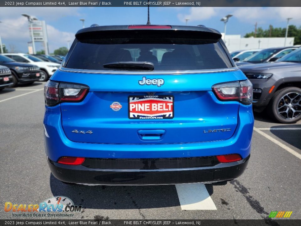 2023 Jeep Compass Limited 4x4 Laser Blue Pearl / Black Photo #6