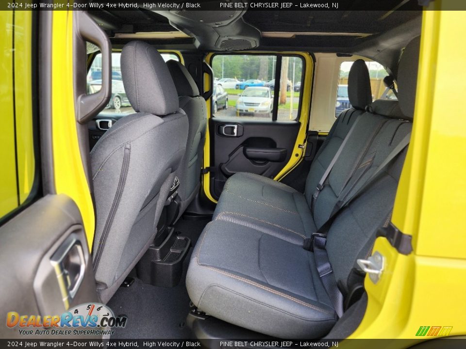 Rear Seat of 2024 Jeep Wrangler 4-Door Willys 4xe Hybrid Photo #7