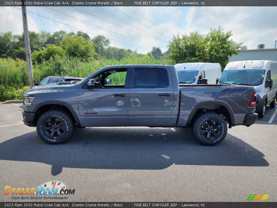 Granite Crystal Metallic 2023 Ram 1500 Rebel Crew Cab 4x4 Photo #3