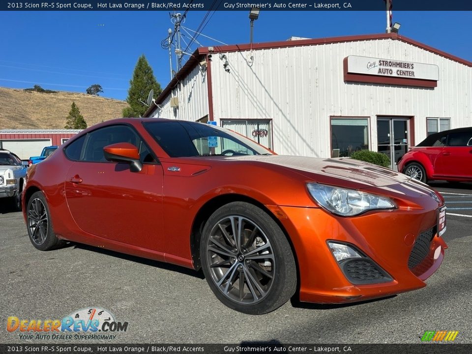 2013 Scion FR-S Sport Coupe Hot Lava Orange / Black/Red Accents Photo #1