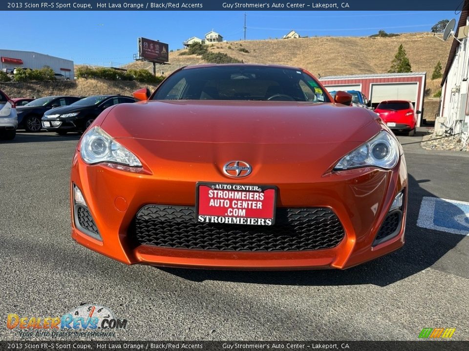 2013 Scion FR-S Sport Coupe Hot Lava Orange / Black/Red Accents Photo #2