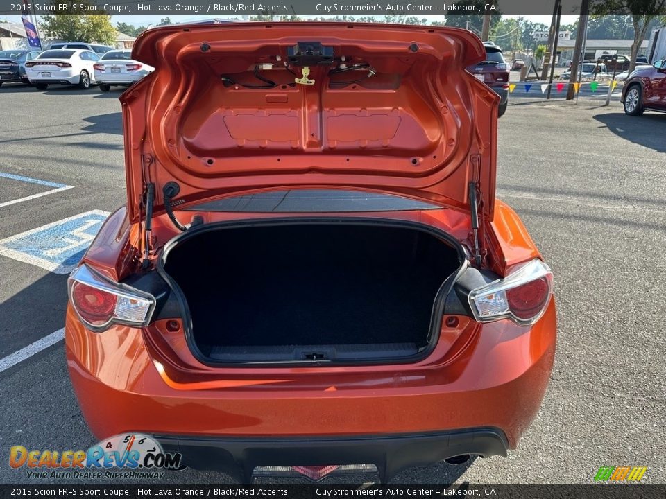 2013 Scion FR-S Sport Coupe Hot Lava Orange / Black/Red Accents Photo #11