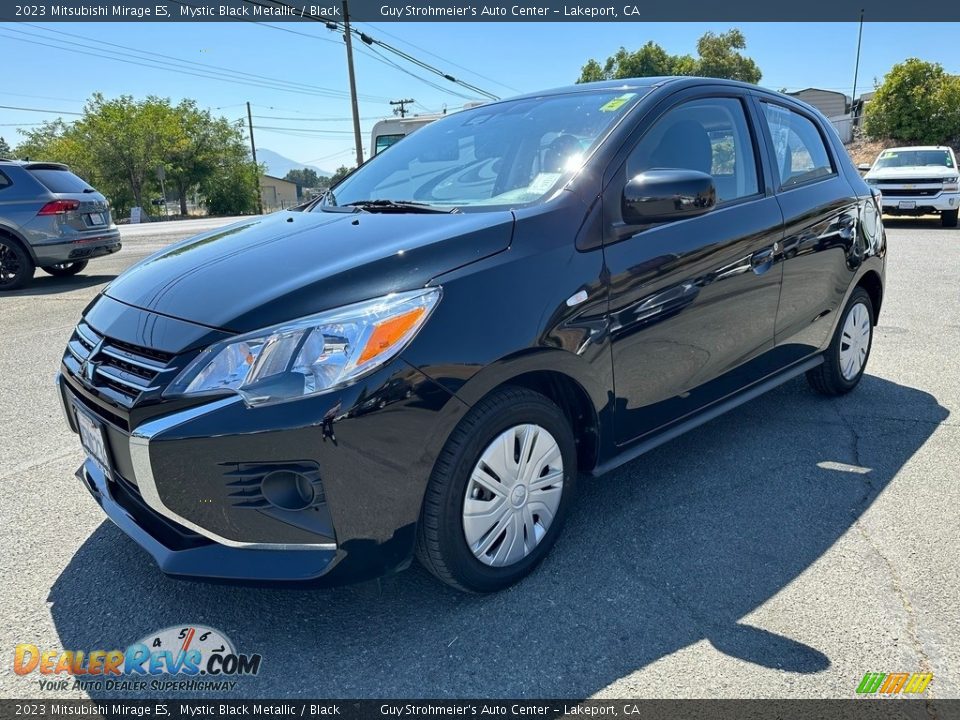 Mystic Black Metallic 2023 Mitsubishi Mirage ES Photo #3