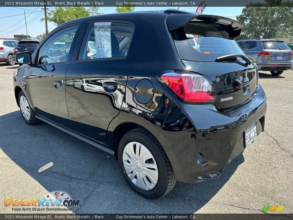 Mystic Black Metallic 2023 Mitsubishi Mirage ES Photo #4