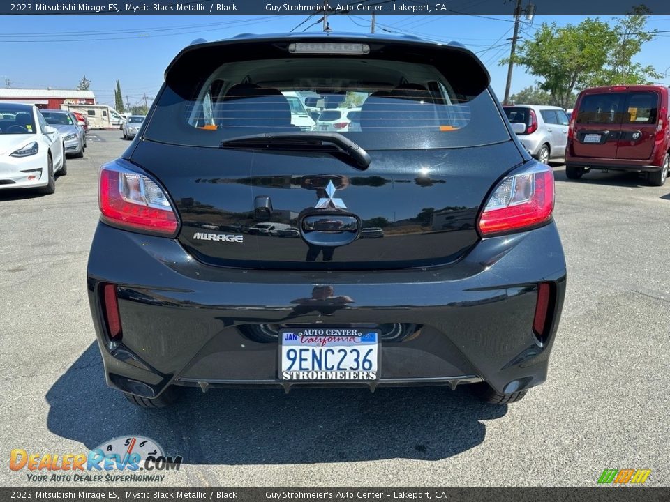 2023 Mitsubishi Mirage ES Mystic Black Metallic / Black Photo #5