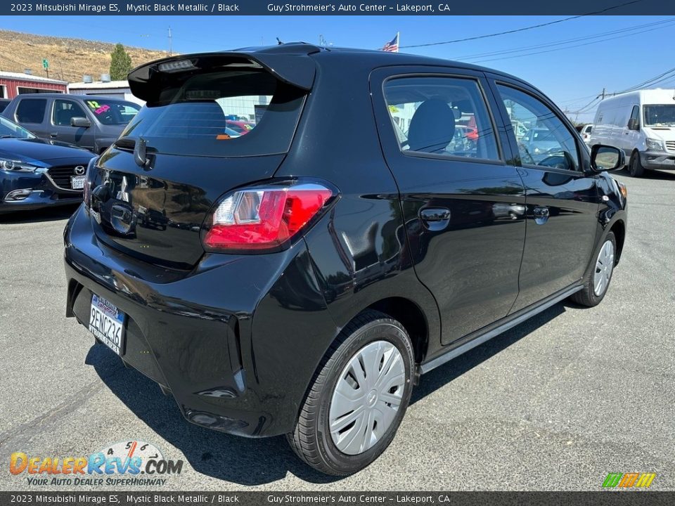 2023 Mitsubishi Mirage ES Mystic Black Metallic / Black Photo #6