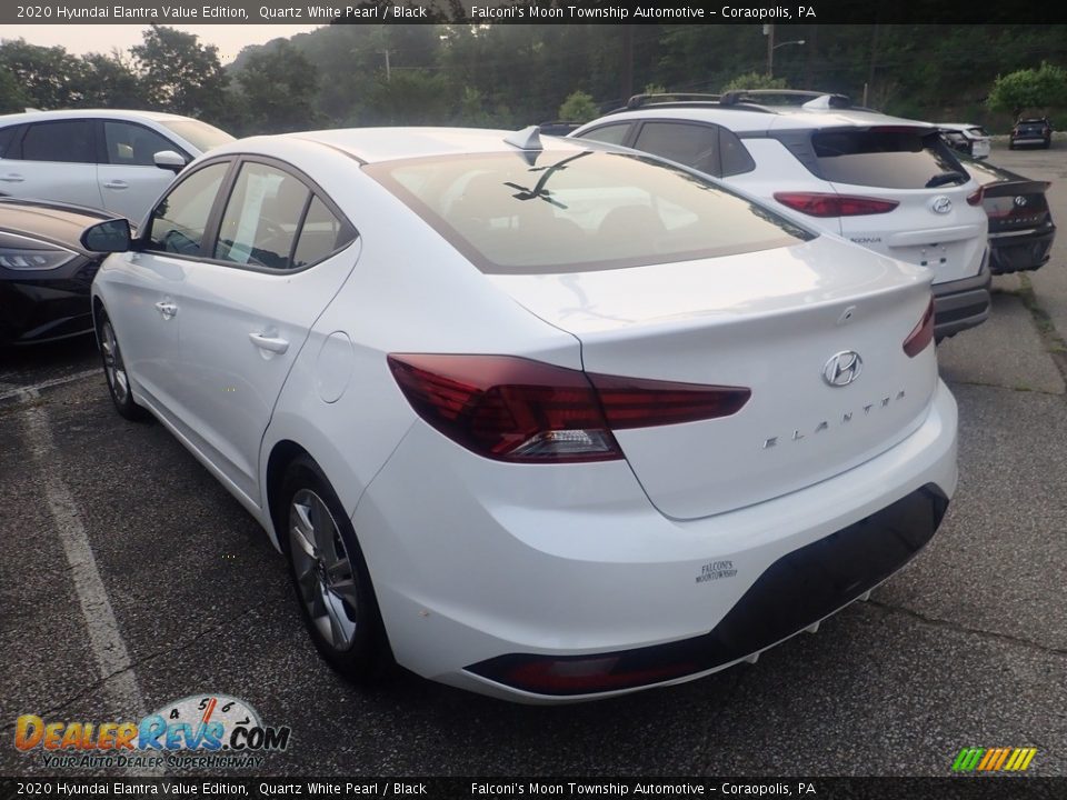 2020 Hyundai Elantra Value Edition Quartz White Pearl / Black Photo #2